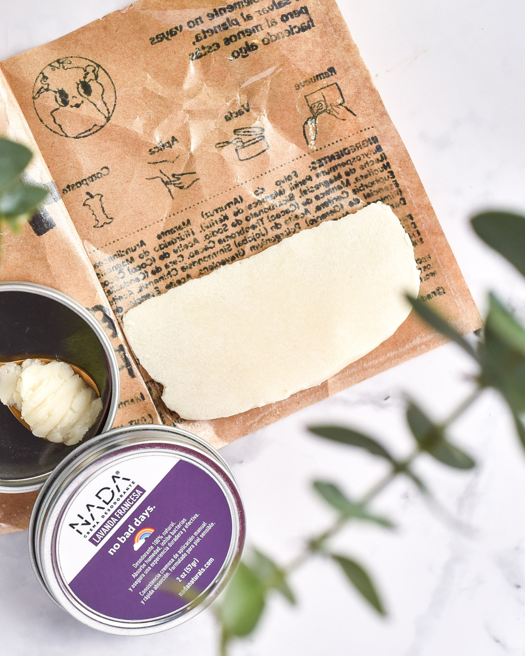 Desodorante natural refill