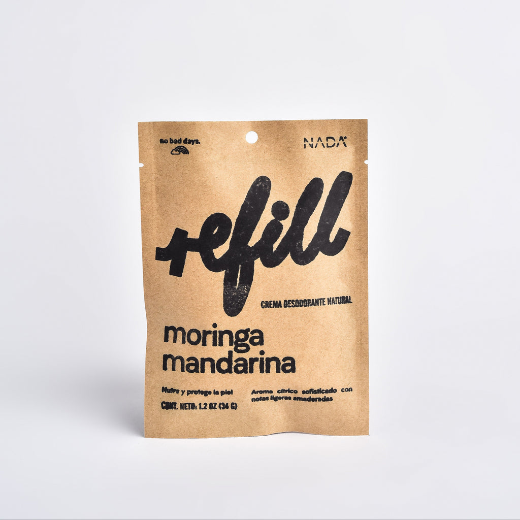 Refill desodorante natural - Moringa Mandarina