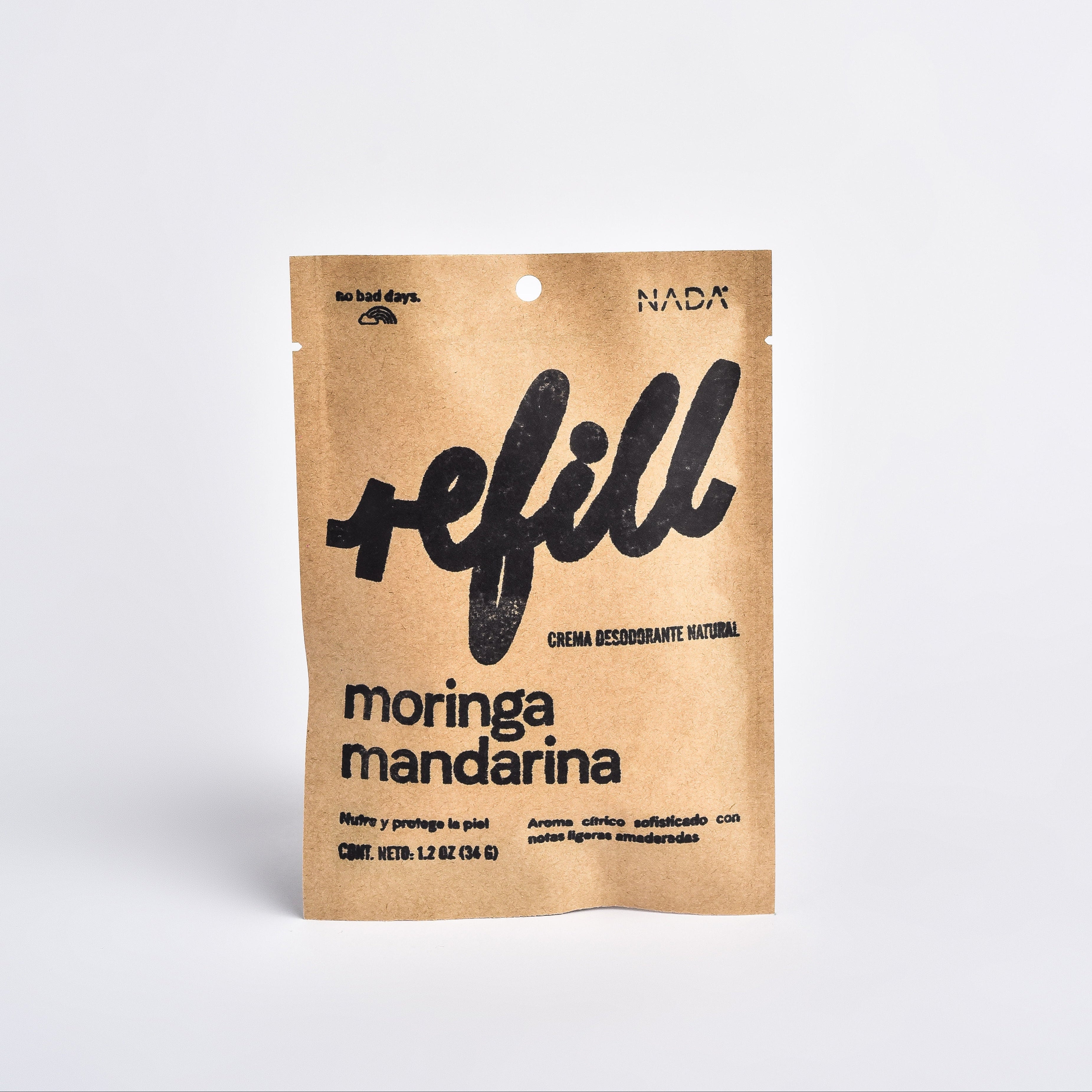Refill desodorante natural - Moringa Mandarina