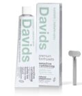 Pasta de dientes marca Davids con nano-hidroxiapatita y sin flúor.